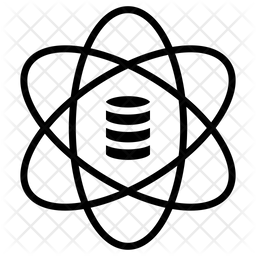 256x256 Data Science Icon Of Glyph Style