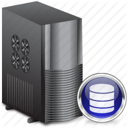 256x256 Data, Server Icon