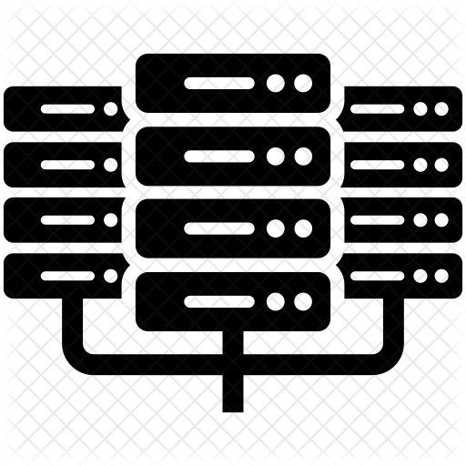 512x512 Data Server Icon Of Glyph Style