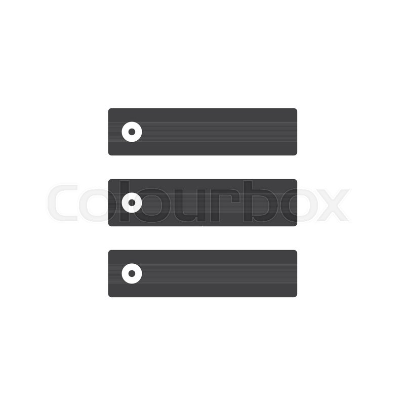 800x800 Data Center, Server Icon Vector, Stock Vector Colourbox