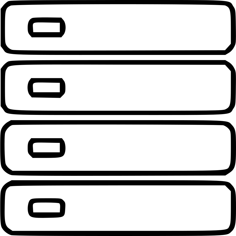 981x980 Computer Server Data Storage Database Datacenter Archive Png