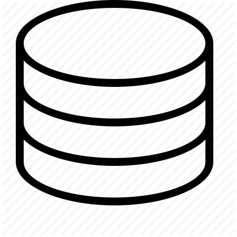 480x480 Data, Line, Server, Storage Icon