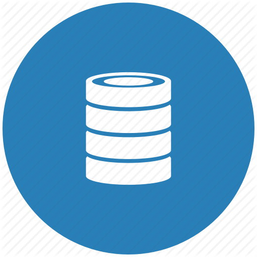 512x512 Bank, Blue, Data, Info, Round, Storage Icon
