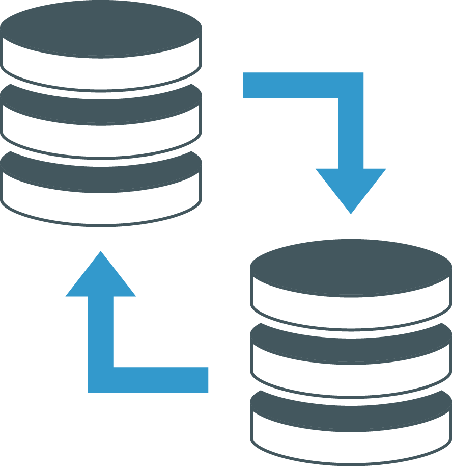 888x914 Data Transfer Icon