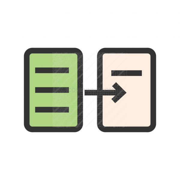 600x600 Data Transfer Line Filled Icon