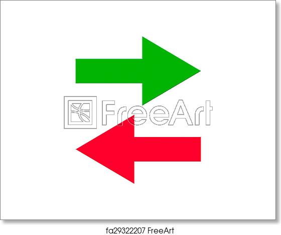 560x470 Free Art Print Of Data Transfer Icon Close Up View Of Green