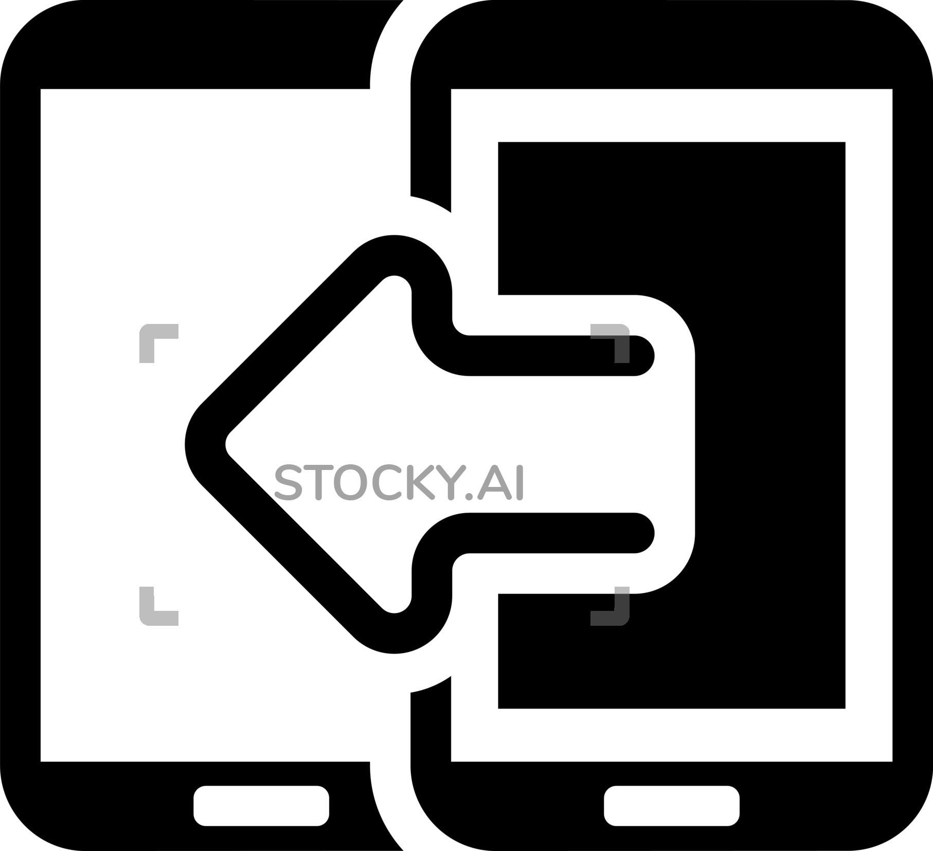 1814x1655 Image Of Data Transfer Icon Flat Design