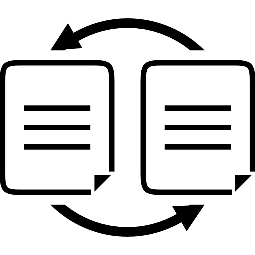 512x512 Transfer Data Between Documents Icons Free Download