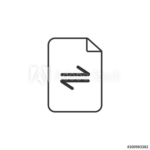 500x500 Data Transfer Icon Simple Element Illustration Data Transfer