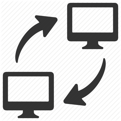 512x512 Computer, Connectivity, Data Transfer, Network Share, Pc To Pc Icon