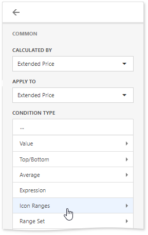 Icon Ranges Dashboard Devexpress Documentation 288x457 Icon Ranges Dashboard Devexpress Documentation