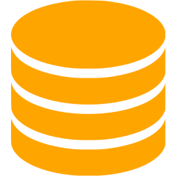 256x256 Orange Database Icon