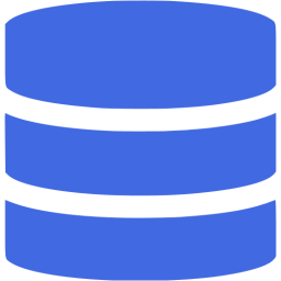 256x256 Royal Blue Database Icon