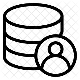 256x256 User Database Icon Of Line Style
