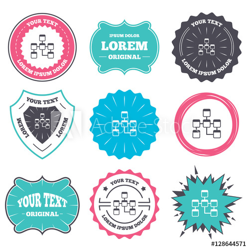 500x500 Label And Badge Templates Database Sign Icon Relational Database