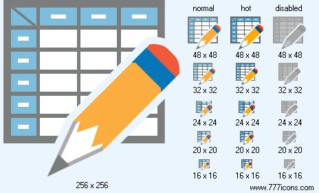 464x280 Design Datasheet Icon Flat Database Icons