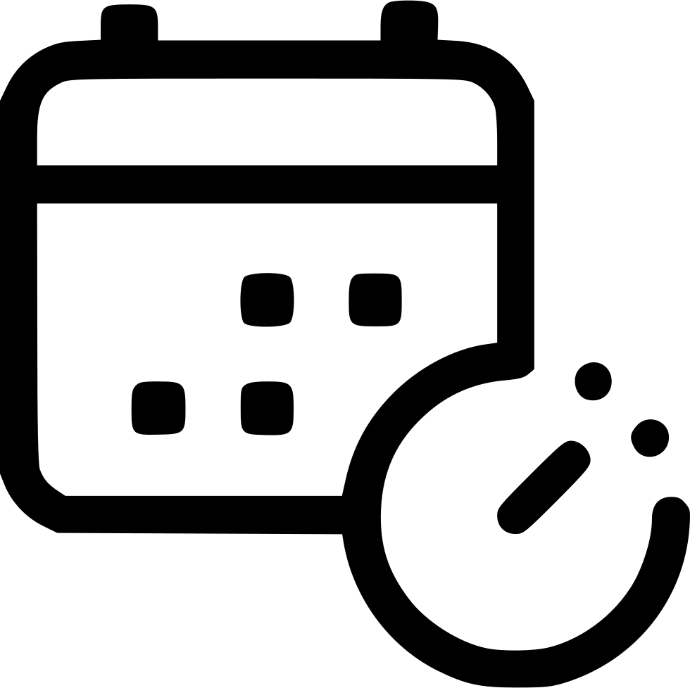980x978 Calendar Clock Date Time Png Icon Free Download