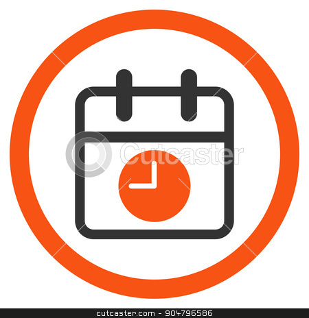 450x464 Date And Time Icon Stock Photo