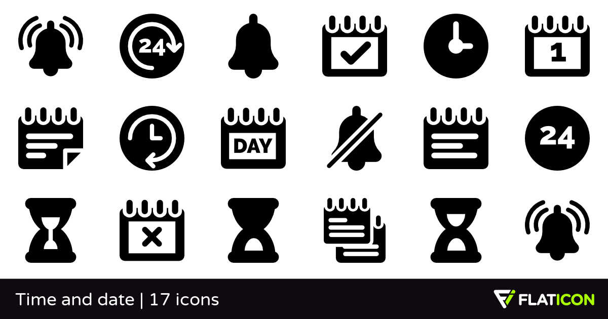 1200x630 Time And Date Free Icons