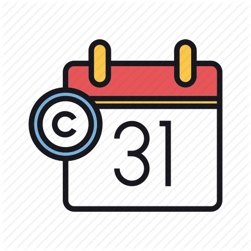 512x512 Calendar, Copyright, Date, Expire, Expiry Icon