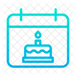 256x256 Date Of Birth Icon Of Gradient Style