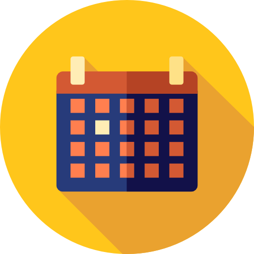 512x512 Calendar, Time, Date, Schedule, Interface, Administration