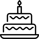 128x128 Birthday Icons