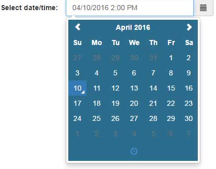 427x334 Bootstrap Datetimepicker Managing With Date And Time In Bootstrap