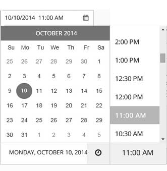 331x339 Show The Time Picker Icon Inside Calendar