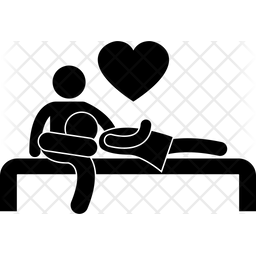 256x256 Dating Icon Of Glyph Style