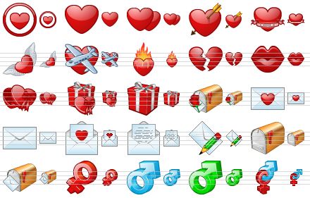 440x281 Standard Dating Icon Pack