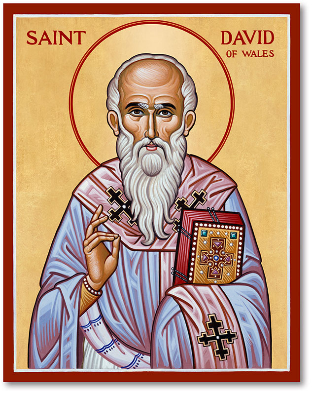 Men Saint Icons St David Of Wales Icon Monastery Icons 635x800 Men Saint Icons St David Of Wales Icon Monastery Icons