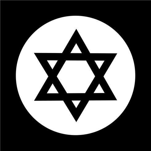 Star David Icon Vector 490x490 Star David Icon Vector