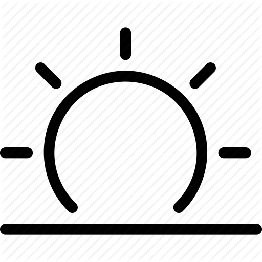 512x512 Dawn, Day, Morning, Sunrise, Sunshine, Time, Weather Icon