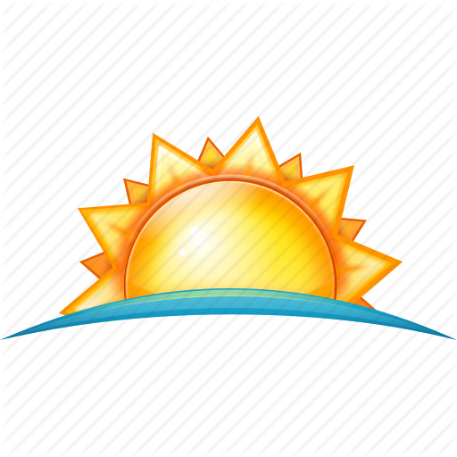 512x512 Dawn, Sun Icon