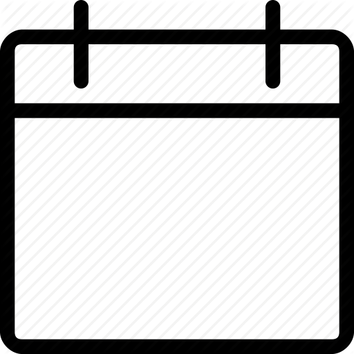 512x512 Blank, Calendar, Date, Day, Month Icon