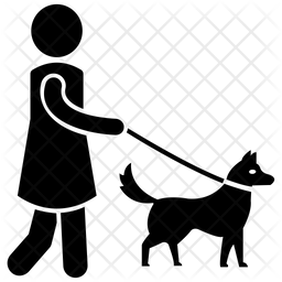 256x256 Dog Daycare Icon Of Glyph Style