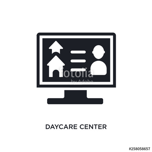 500x500 Daycare Center Isolated Icon Simple Element Illustration From E