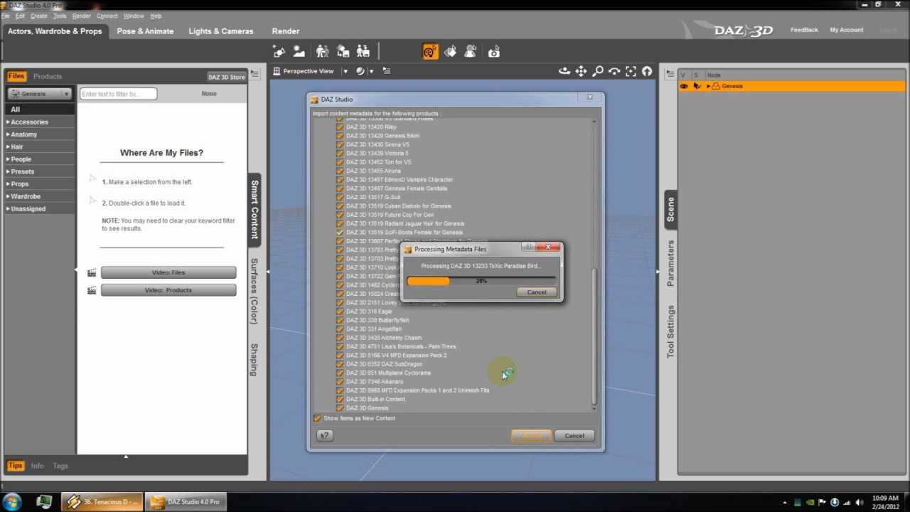 1280x720 Daz Studio Missing Content Tutorial
