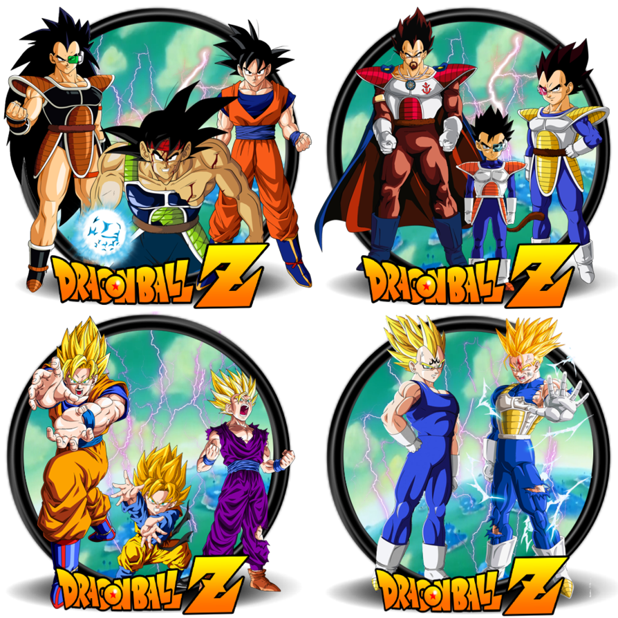 894x894 Dbz Fathers N Sons Icons Collection