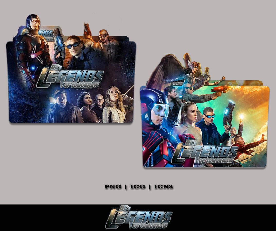1075x900 Dc's Legends Of Tomorrow Folder Icon Pack
