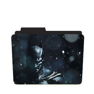 320x320 Batman Aggressive Look Folder Icon, Movie Folder Icon Creativefolders
