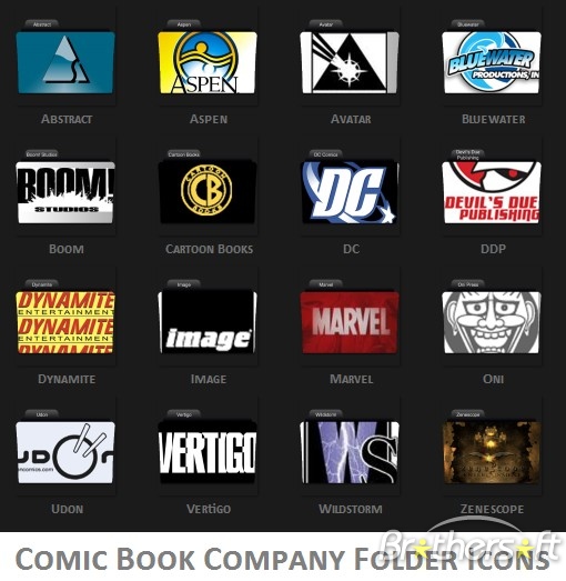 510x523 Download Free Comic Company Folder Icons, Comic Company Folder