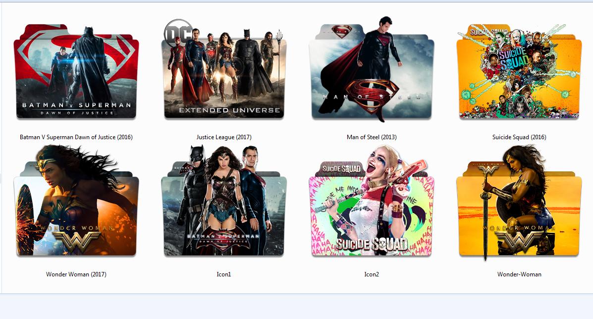 1197x644 Fan Made Dceu Folder Icons