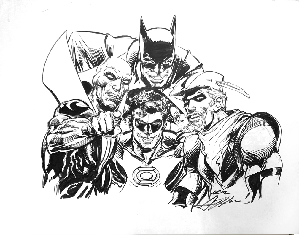 1008x792 Neal Adams Dc Icon Team Up