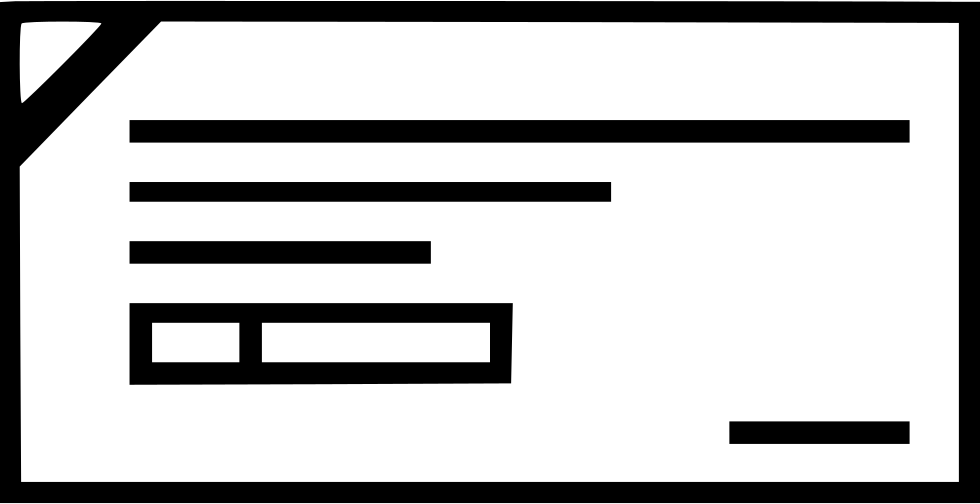980x504 Cheque Check Payment Dd Png Icon Free Download