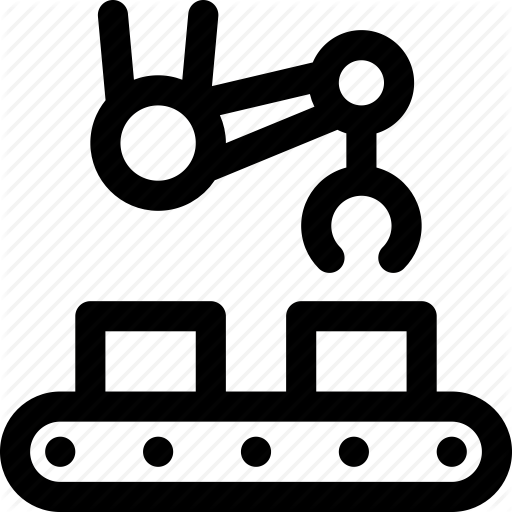 512x512 Arm, Delivery, Logistics, Mail, Packages, Robot, Sorting Icon