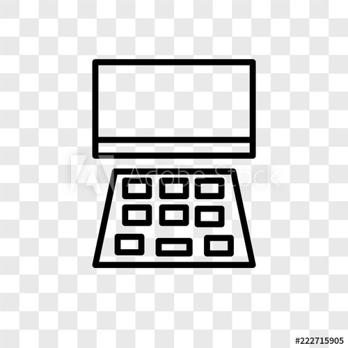 Laptop Icons Isolated On Transparent Background Modern 500x500 Laptop Icons Isolated On Transparent Background Modern
