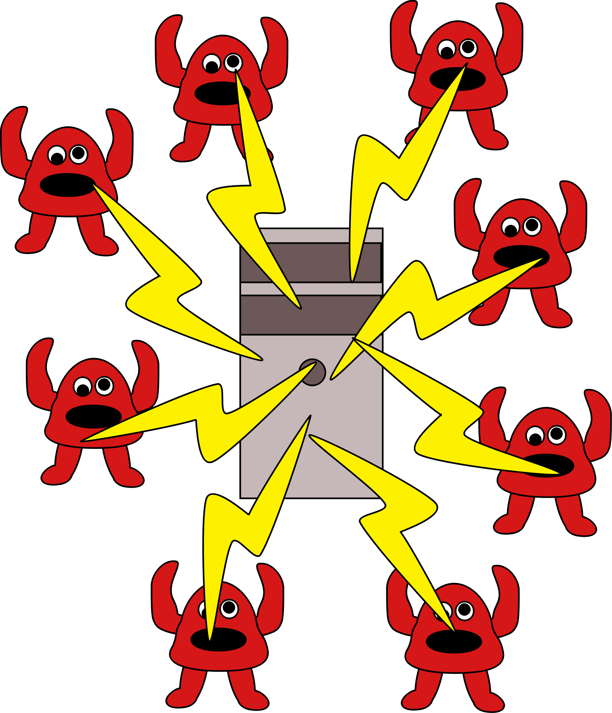 2058x2400 Denial Of Service Attack Icons Png