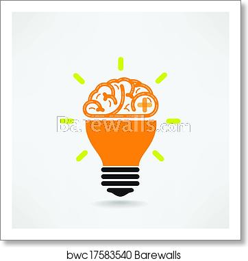 362x382 Creative Brain Symbol, Creativity Sign, Business Symbol, Knowledge